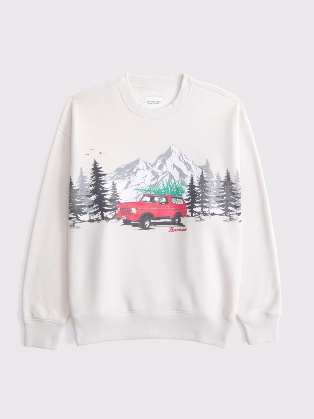Abercrombie & Fitch Bronco Graphic Crewneck Sweatshirt
